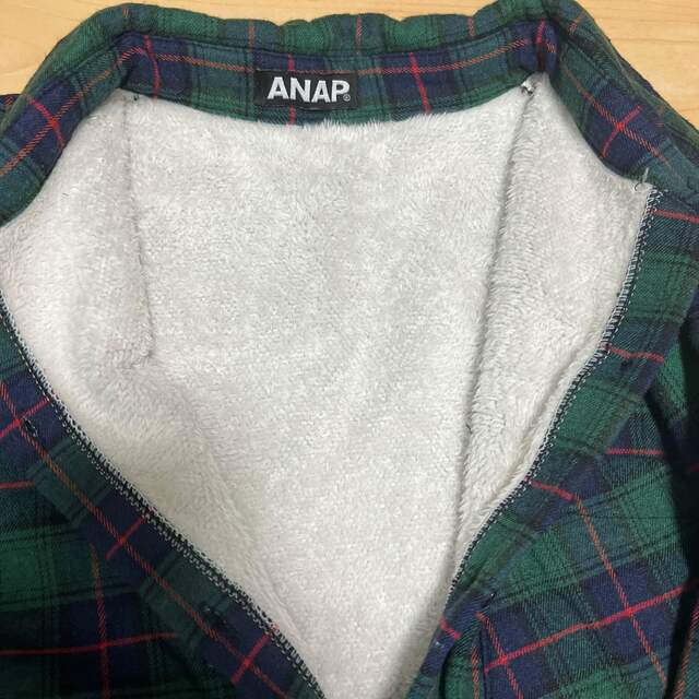 ANAP(アナップ)の裏起毛 ロングシャツ【12/14まで掲載】 レディースのトップス(シャツ/ブラウス(長袖/七分))の商品写真