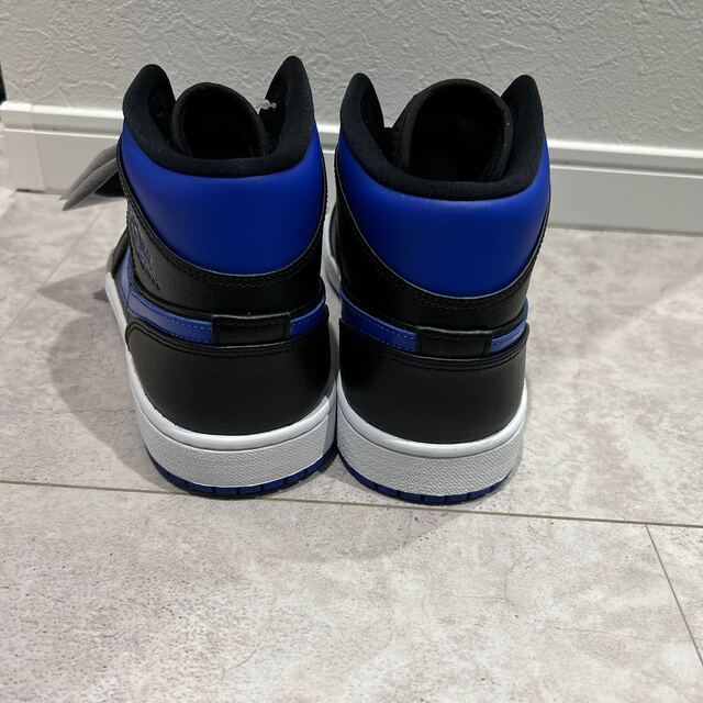 スニーカーNIKEAIRJORDAN1MIDblack/hyperroyal-white