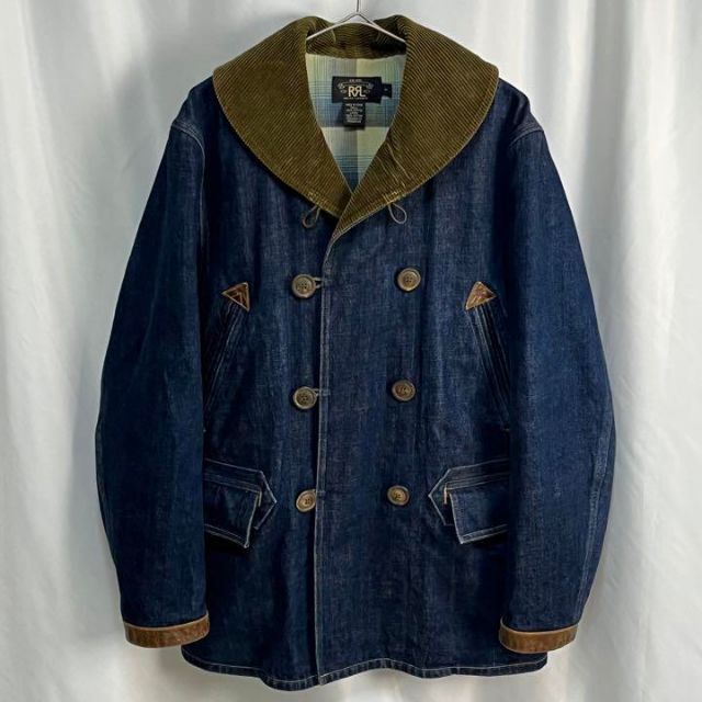 【希少】RRL DENIM RANCH COAT ランチコート 襟コーデュロイジャケット/アウター