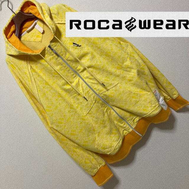 ROCA WEAR ロカウェア チェック柄 ジップアップ パーカー XL