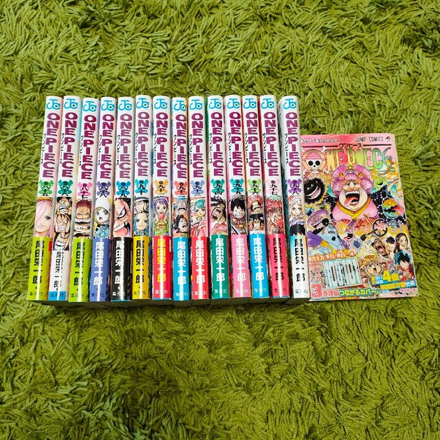 漫画 ONE PIECE ワンピース 85巻〜99巻 15冊セット ジャンプ エンタメ/ホビーの漫画(少年漫画)の商品写真