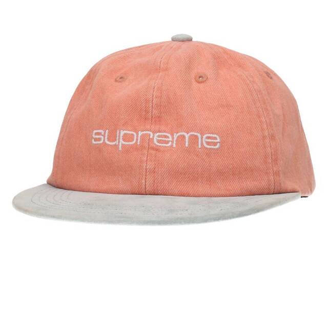Supreme - シュプリーム 18SS Denim Suede Compact Logo 6-Panel