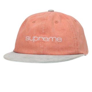 シュプリーム(Supreme)のシュプリーム 18SS Denim Suede Compact Logo 6-Panel デニムスウェードコンパクトロゴ6パネルキャップ メンズ(帽子)