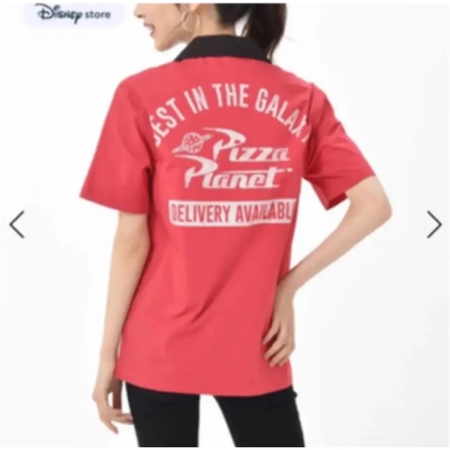 Disney(ディズニー)のピザプラネット Tシャツ Mサイズ レディースのトップス(Tシャツ(半袖/袖なし))の商品写真