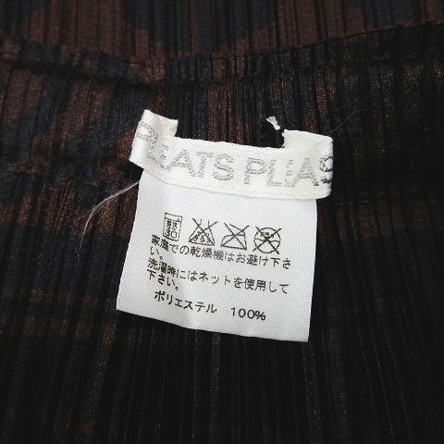 2005 PLEATS PLEASE セットアップ 総柄 民族柄 3 ▲A10 レディースのトップス(カットソー(長袖/七分))の商品写真