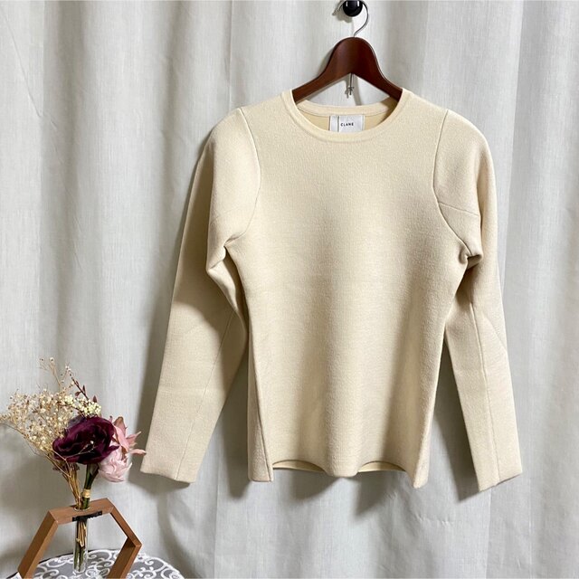 CLANE SET-IN SLEEVE KNIT TOPS 新品タグ付き　ニット