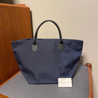 エルベシャプリエ(Herve Chapelier)の美品 エルベシャプリエ 1407C レザーハンドル 舟型トート M(トートバッグ)