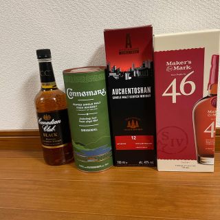 サントリー - メーカーズマーク46 カネマラ オーヘントッシャン12年 カナディアンブラック