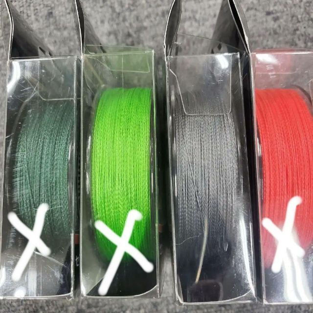 YU248 灰色 2号 釣りライン PEライン 釣り糸 4本編み (100M) スポーツ/アウトドアのフィッシング(釣り糸/ライン)の商品写真
