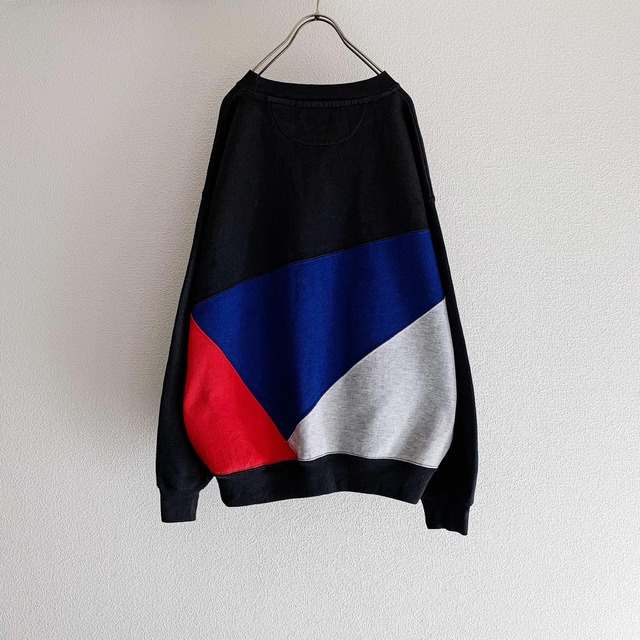 90’s TOWNCRAFT Design Sweatshirt トリコカラー