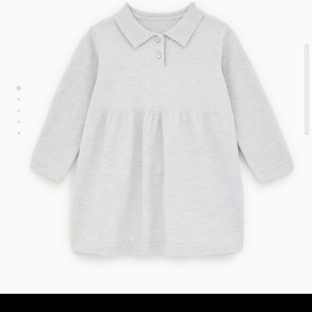 ZARA KIDS(ザラキッズ)のZARA BABY ニット ワンピース 104 キッズ/ベビー/マタニティのキッズ服女の子用(90cm~)(ワンピース)の商品写真