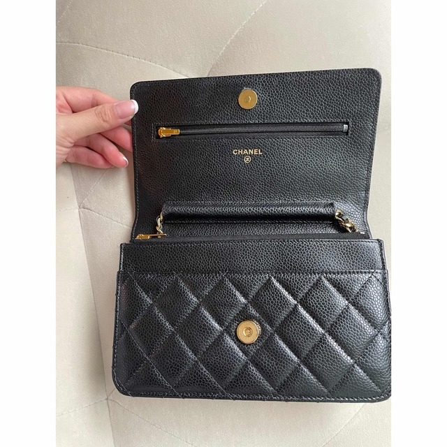 CHANEL WAC♥️ キャビアスキン 2022年4月購入美品♪ - ショルダーバッグ