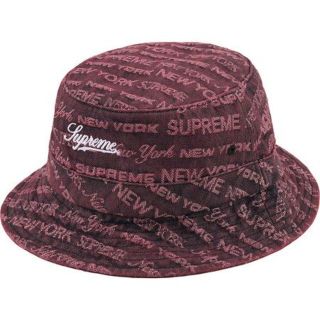 シュプリーム(Supreme)のMulti Type Jacquard Denim Crusher M/L(ハット)