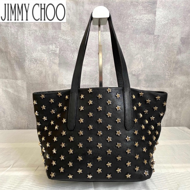 美品】JIMMY CHOO SOFIA/M 3色カラフルスタッズ トートバッグ | irai.co.id