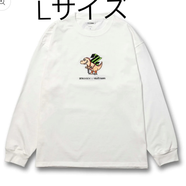 Tシャツ/カットソー(七分/長袖)KEYREX × ZETA BIG L/S TEE / WHITE