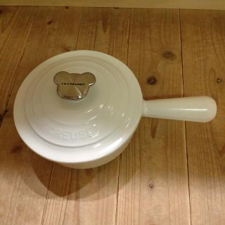 ルクルーゼ(LE CREUSET)のル・クルーゼ　ミルクパン　16cm 　ホワイト(鍋/フライパン)