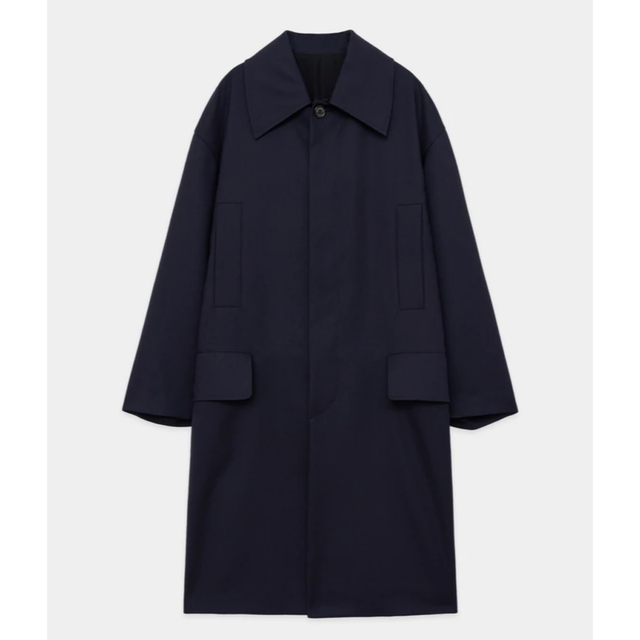 【新品】MARKAWARE 22SS ステンカラーコート ネイビー 【新品】MARKAWARE 22SS ステンカラーコート ネイビー