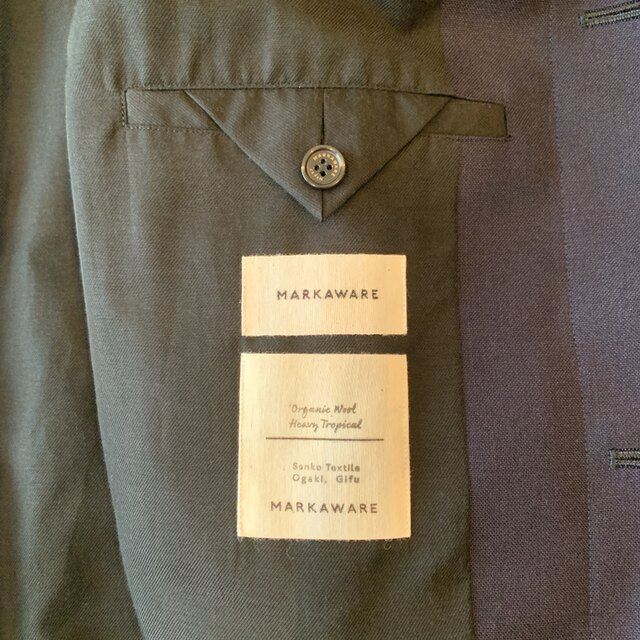 MARKAWEAR(マーカウェア)の【新品】MARKAWARE 22SS ステンカラーコート ネイビー メンズのジャケット/アウター(ステンカラーコート)の商品写真