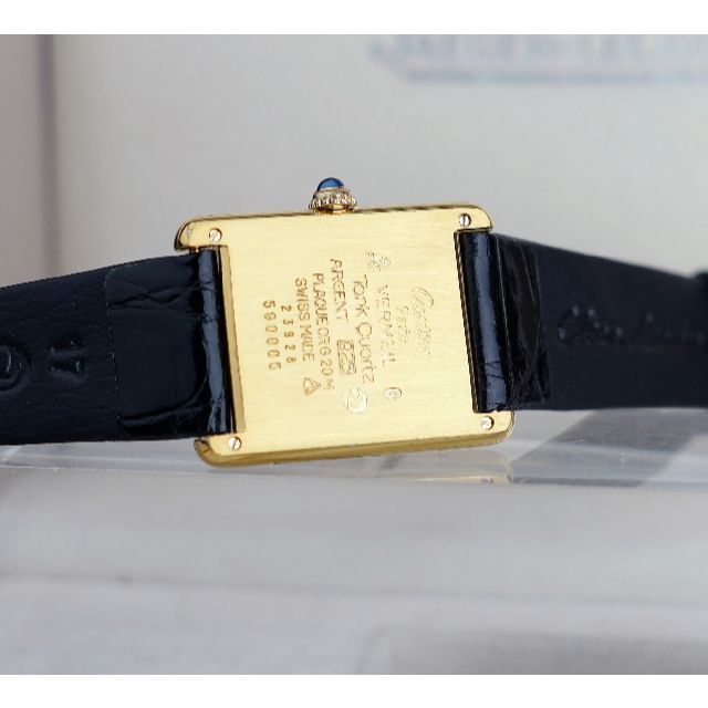 Cartier(カルティエ)の美品 カルティエ マスト タンク ゴールドライン ローマン LM Cartier メンズの時計(腕時計(アナログ))の商品写真