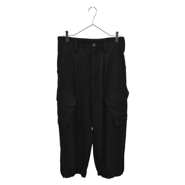 Y-3(ワイスリー)のY-3 ワイスリー CLASSIC REFINED WOOL STRETCH CARGO PANTS クラシック リファインド ウール ストレッチ カーゴ パンツ ブラック GV2794-1-101 メンズのパンツ(その他)の商品写真