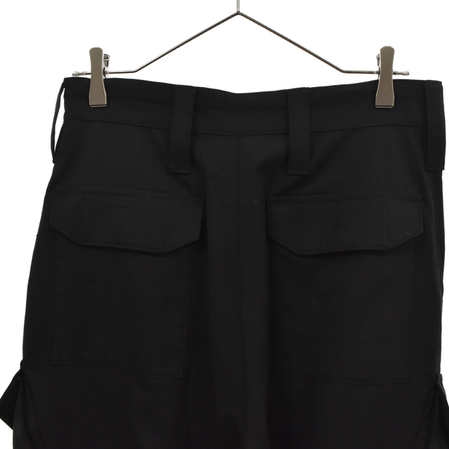 Y-3(ワイスリー)のY-3 ワイスリー CLASSIC REFINED WOOL STRETCH CARGO PANTS クラシック リファインド ウール ストレッチ カーゴ パンツ ブラック GV2794-1-101 メンズのパンツ(その他)の商品写真