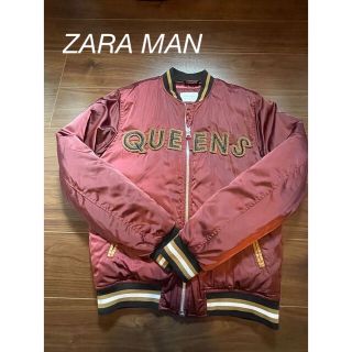 ザラ(ZARA)のZARA Man メンズ ブルゾン アウター ジャケット ワインレッド(ブルゾン)