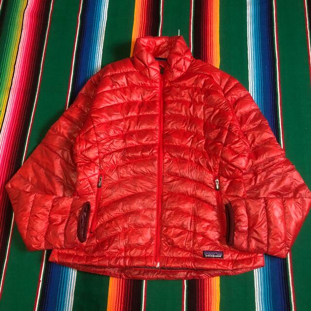 Patagonia 赤 ダウンセーター レディースS パタゴニア ジャケット 昔