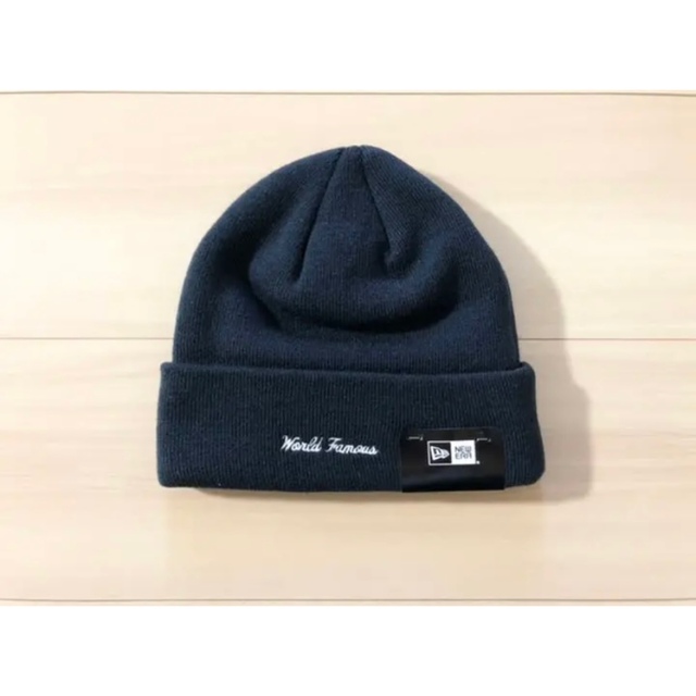 Supreme(シュプリーム)のシュプリーム　New Era Box Logo Beanie ネイビー メンズの帽子(ニット帽/ビーニー)の商品写真