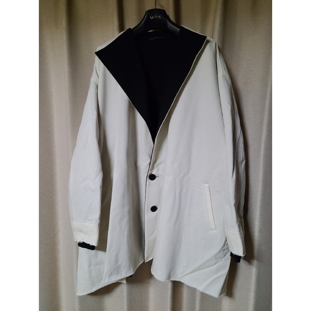 Yohji Yamamoto(ヨウジヤマモト)の新品 Y's ワイズ COTTON WOOL NYLON SHORT COAT レディースのジャケット/アウター(その他)の商品写真