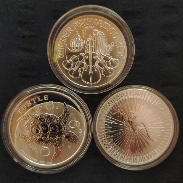 ウィーン銀貨、カンガルー銀貨、ウミガメ銀貨 偉大な 36.0%割引 ...
