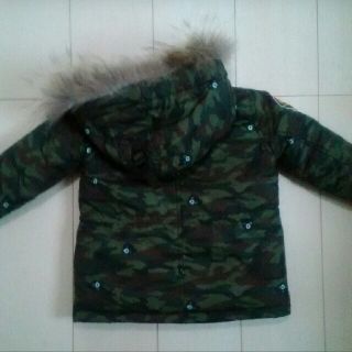 ダブルB アウター ダウン ジャケット カモフラ 迷彩 プチベア ジャンパー-