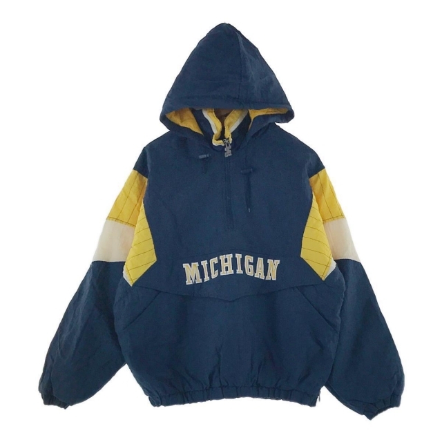 古着 スターター Starter MICHIGAN ミシガン大学 カレッジ ハーフ ...