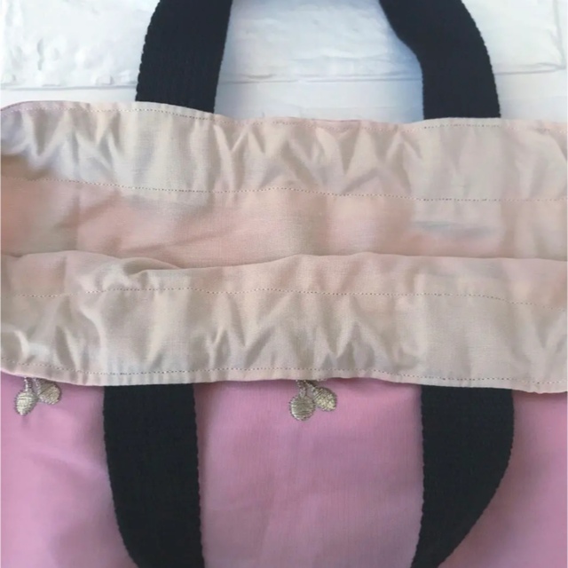 チェリー さくらんぼ くすみピンク 体操服入れ お着替え袋
