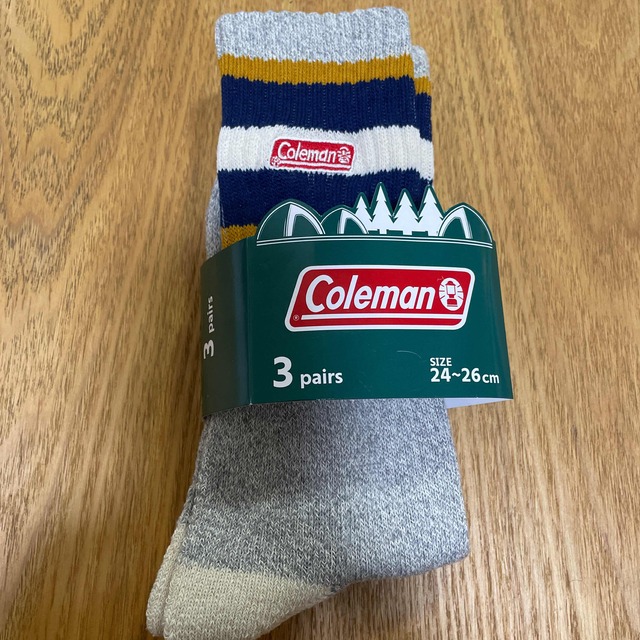 Coleman(コールマン)のコールマン　ソックス　24-26 1足 メンズのレッグウェア(ソックス)の商品写真