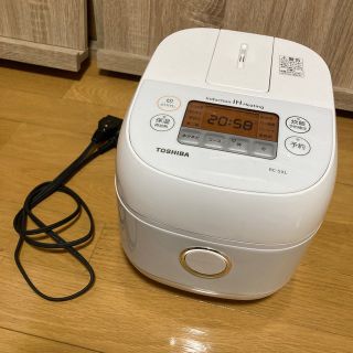 トウシバ(東芝)のめぐみ2020様専用 IHジャー 炊飯器RC-5XL 白 3合 TOSHIBA(炊飯器)