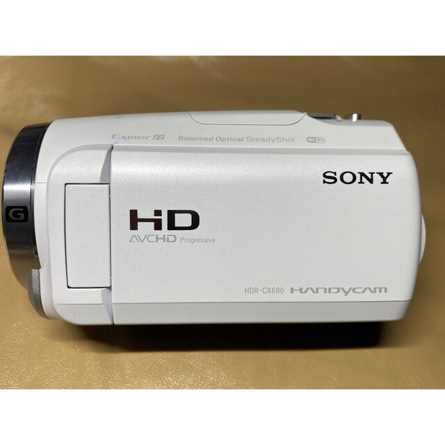 SONY(ソニー)のSONY HDR-CX680(W) 2017/10購入　使用時間1時間未満　美品 スマホ/家電/カメラのカメラ(ビデオカメラ)の商品写真