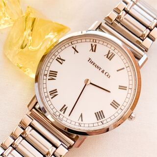 Tiffany & Co. - 【稼働品】ティファニー　クラシックラウンド　腕時計