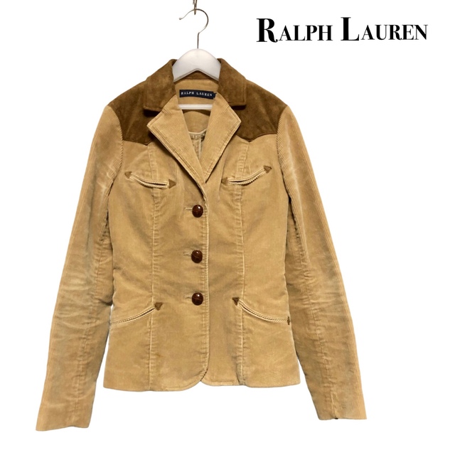 Ralph Lauren(ラルフローレン)のRALPH LAUREN  ウエスタンコーデュロイジャケット レディースのジャケット/アウター(テーラードジャケット)の商品写真