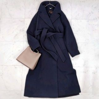 SLOBE IENA - スローブイエナ SLOBE IENA ウールロングコート ガウン チェスター