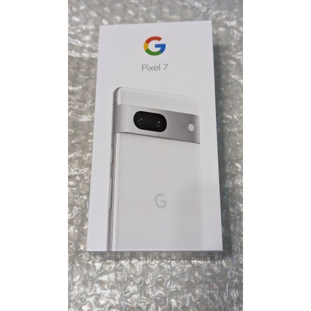 Google Pixel(グーグルピクセル)の未開封 Google Pixel 7 Snow 128 GB SIMフリー スマホ/家電/カメラのスマートフォン/携帯電話(スマートフォン本体)の商品写真