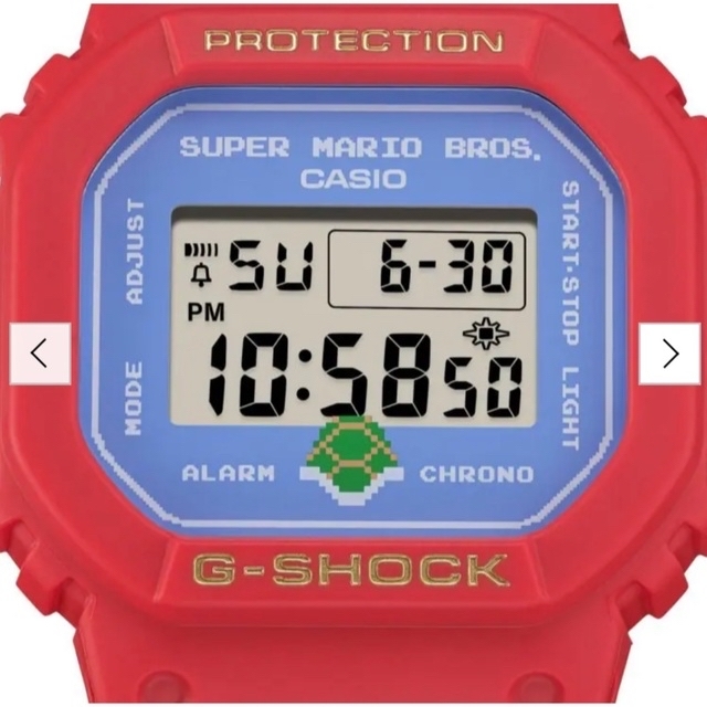 G-SHOCK(ジーショック)のG-SHOCK × スーパーマリオ DW-5600SMB-4JR メンズの時計(腕時計(デジタル))の商品写真