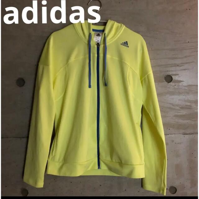 adidas(アディダス)のadidas イエロー　ジャケット　ジャージ レディースのジャケット/アウター(その他)の商品写真