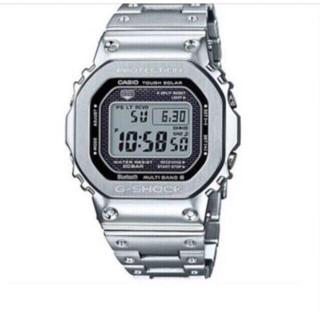 【初回限定】 新品　G-SHOCK - G-SHOCK GMW-B5000D-1JF ２セット フルメタルシルバー 腕時計(デジタル)