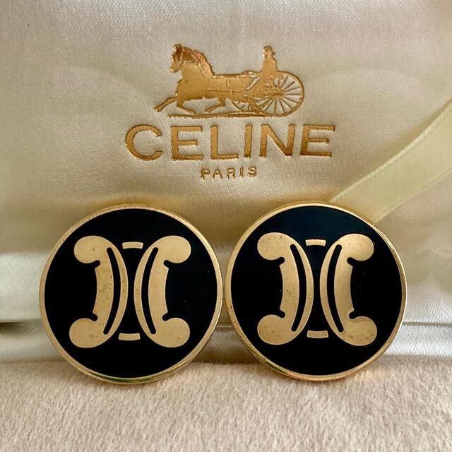 CELINE ???? セリーヌ ヴィンテージ トリオンフ 大ぶり イヤリング