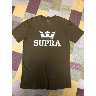 スープラ(SUPRA)のSUPRA スープラ　Tシャツ　半袖　カーキ(Tシャツ/カットソー(半袖/袖なし))