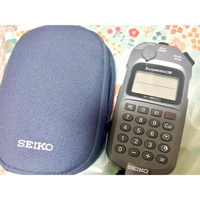 SEIKO(セイコー)のSEIKO ストップウォッチ　サウンドプロデューサー　S351-4A00 スマホ/家電/カメラのスマホ/家電/カメラ その他(その他)の商品写真