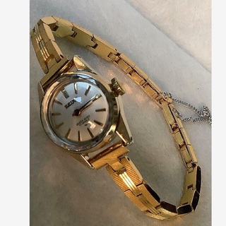 セイコー(SEIKO)の良品‼️QUEEN SEIKO クイーンセイコー　カットガラス　手巻き腕時計(腕時計)