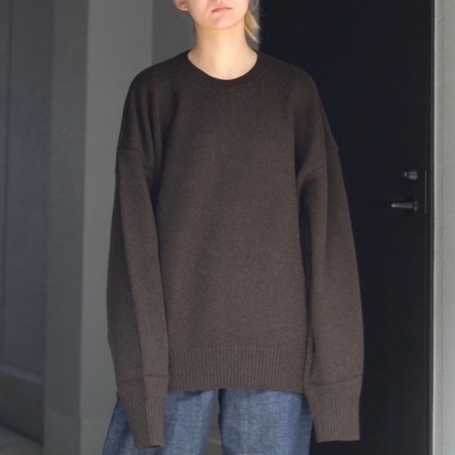 stein EX FINE LAMBS CREW NECK KNIT LS