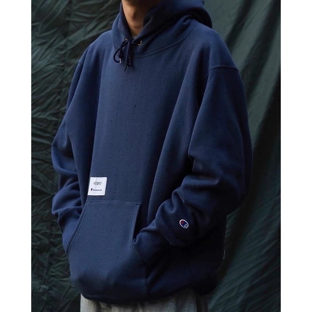 wtaps champion HOODED REVERSE WEAVE