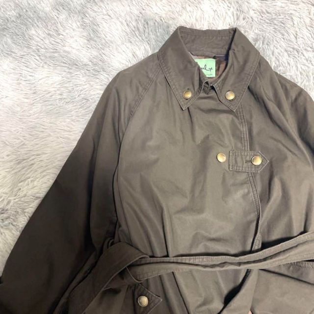 一流の品質 t0262金ボタン 派手 ベルベット トレンチコート大きい